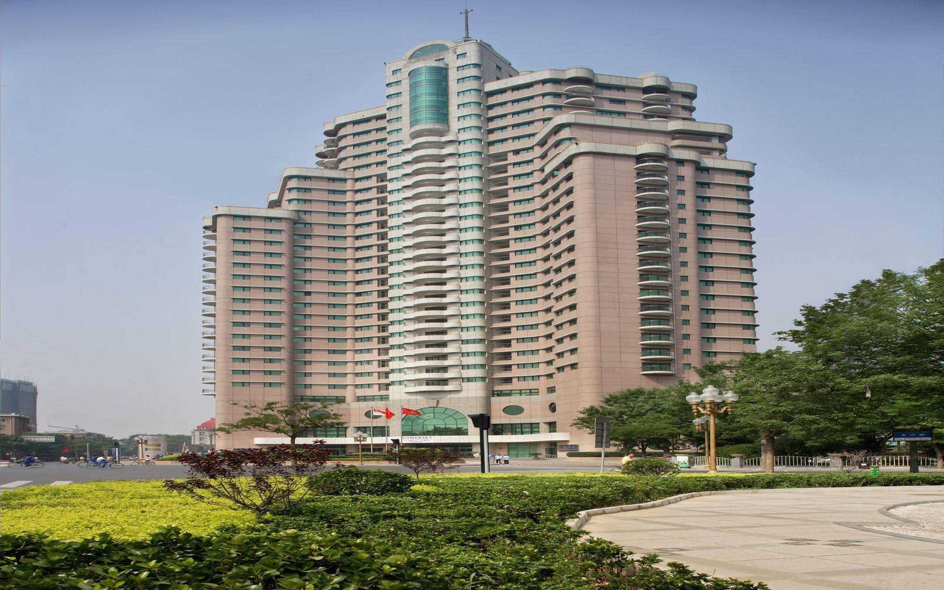 Somerset Olympic Tower Tianjin Exteriör bild